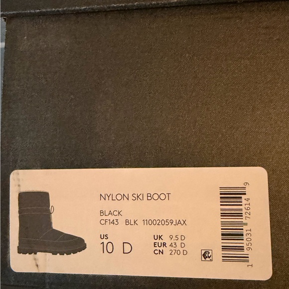 Coach Black and Cream Winter Boots - Picture 6 of 6